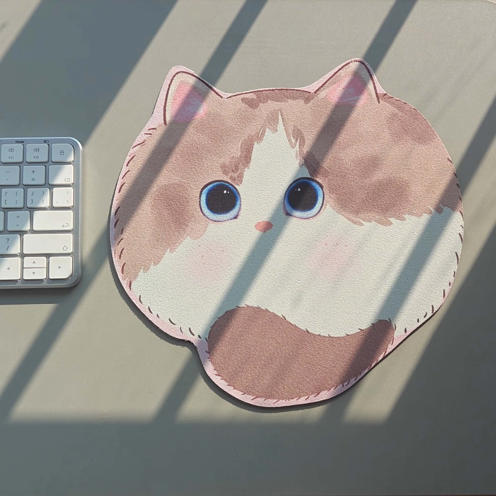 Desk Setup Productivity - Kawaii Kedi Mouse Pad Sevimli Hayvan