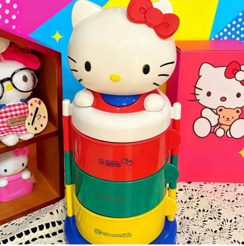 Desk Setup Kit - Karikatür Karakter Hello Kitty Saklama Kutusu