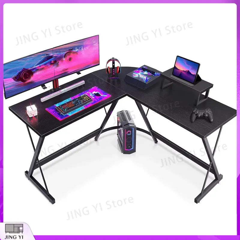 Desk Setup Corner - L Şekilli Oyun Masası Monitör Standlı