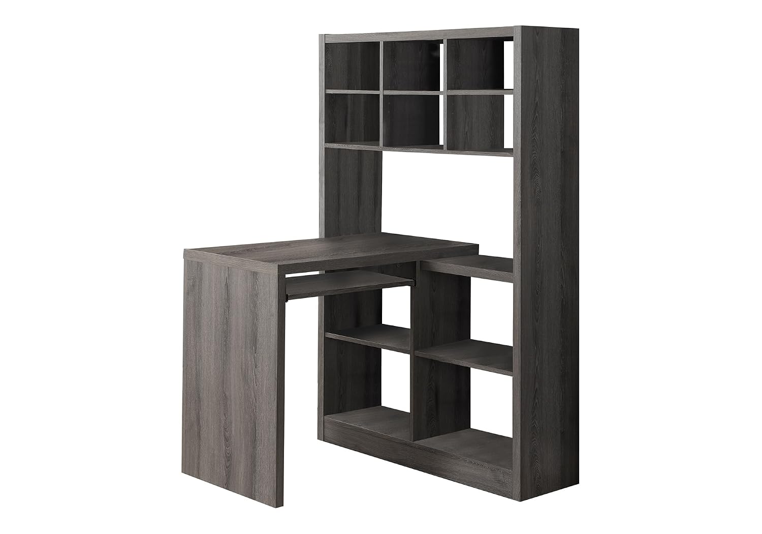 Desk Setup Corner - Ayarlanabilir Raflı ve Depolama Kitaplıklı Köşe