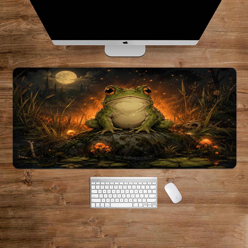 Desk Setup Gaming And Work - Sihirli Kurbağa Mouse Pad Masa Aksesuarları