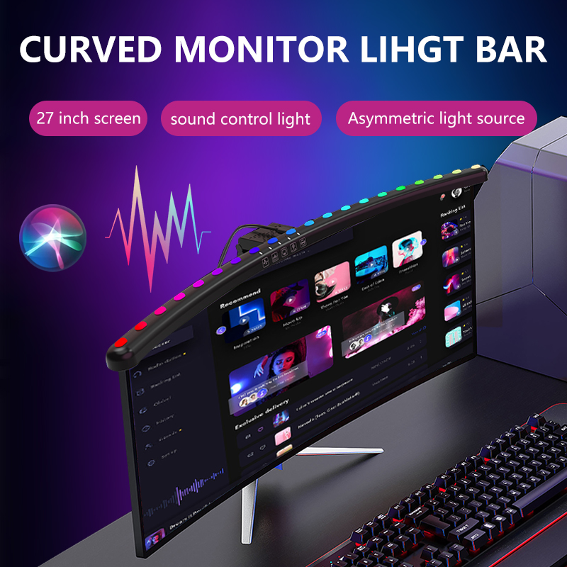 RGB Işık Çubuğu Monitör Akıllı - Desk Setup Office incelemesi ve fiyatı