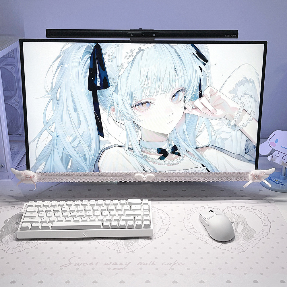 Yeni Ekran Dekoru Beyaz Dantel - Desk Setup Office incelemesi ve fiyatı