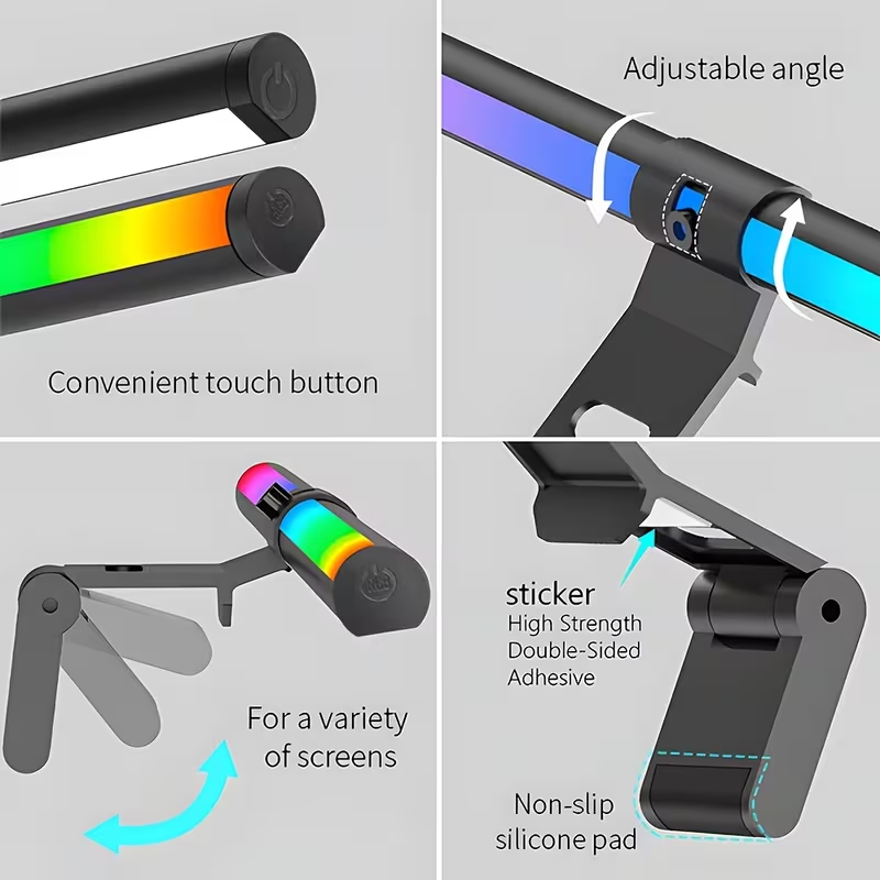 Monitör Işık Çubuğu RGB Işık Ç - Desk Setup Accessories incelemesi ve fiyatı