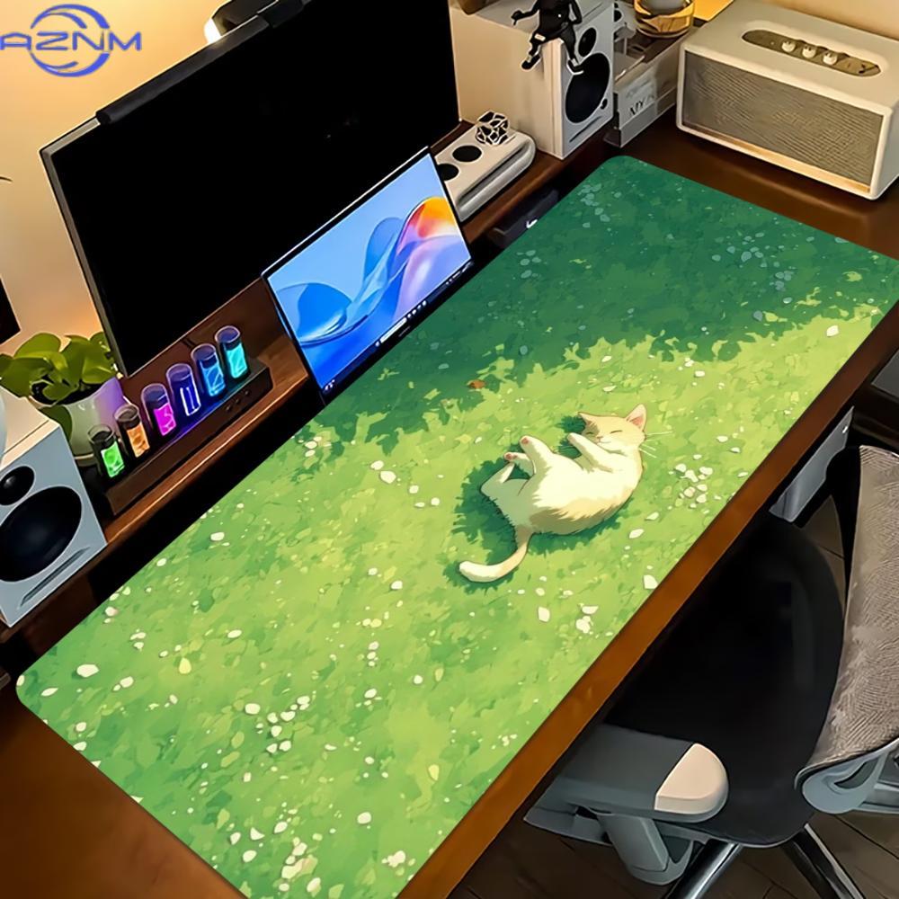 Çiçekli Sevimli Kedi Desenli B - Desk Setup Gaming And Work incelemesi ve fiyatı
