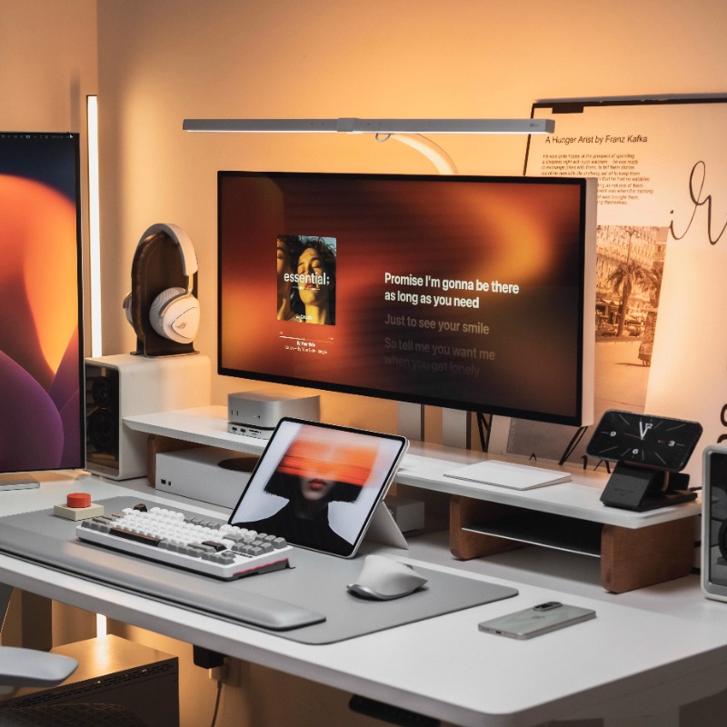 Modern Monitör Yükseltici Stan - Desk Setup Monitor And Laptop incelemesi ve fiyatı