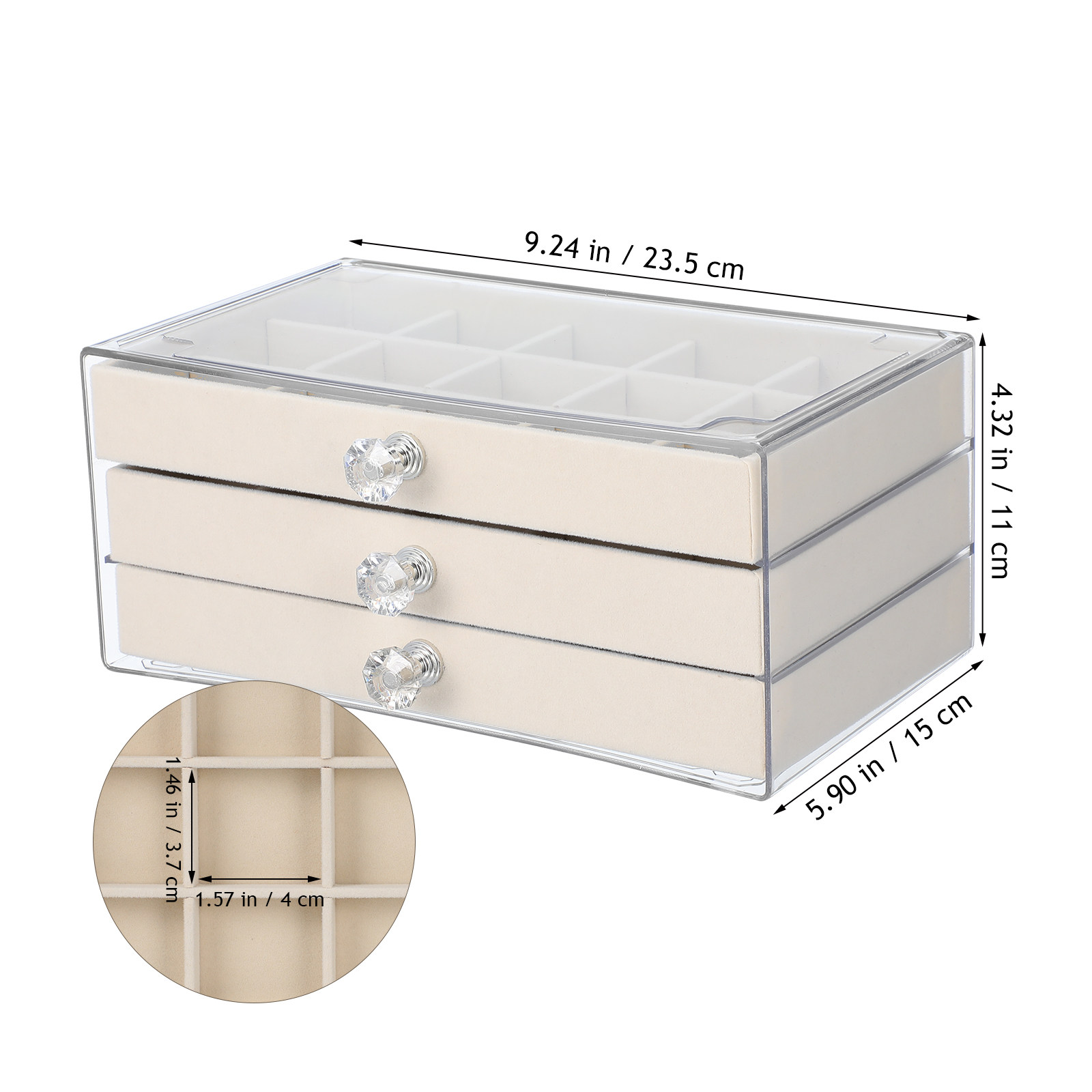 45 Bölmeli Takı Düzenleyici Ku - Jewelry Desk Setup incelemesi ve fiyatı