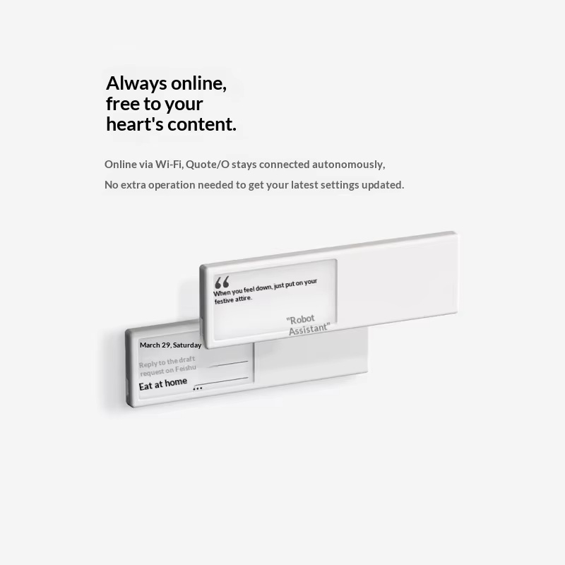 Akıllı Wifi E-Mürekkep Ekranlı - Desk Setup Office incelemesi ve fiyatı