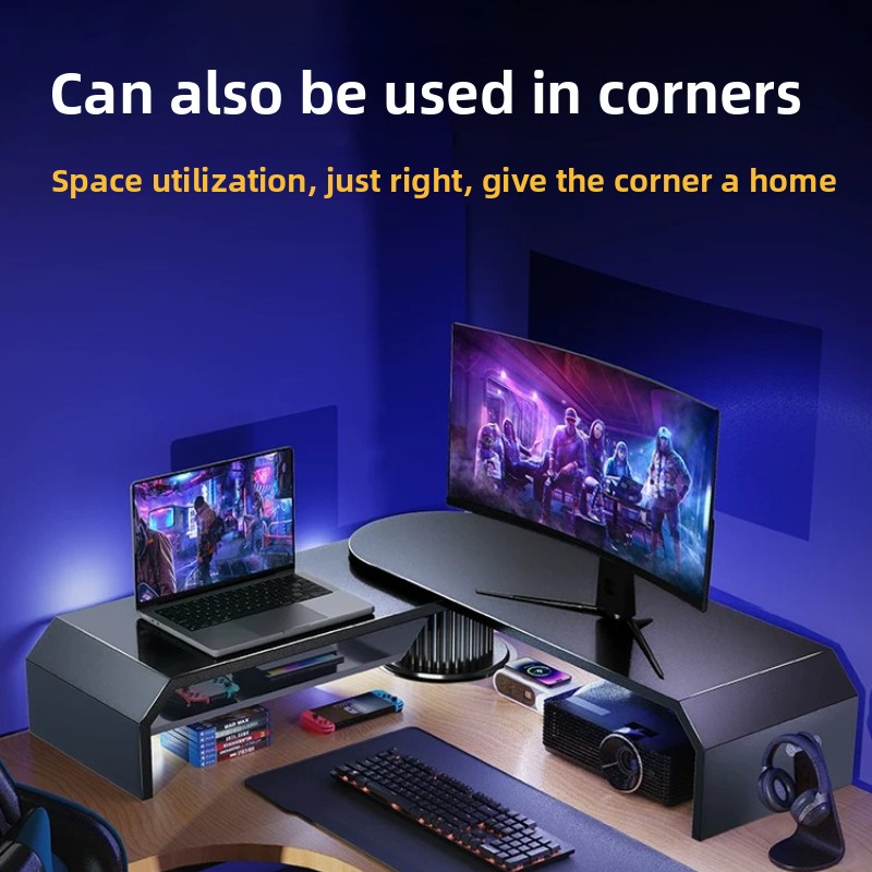 Oyun Çift Monitör Standı Ofis  - Desk Setup Monitor And Laptop incelemesi ve fiyatı