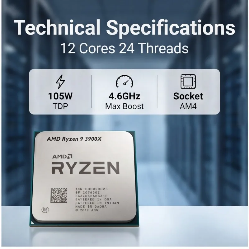 AMD CPU Ryzen 9 3900X İşlemci  - Amd Cpu Ryzen 9 incelemesi ve fiyatı