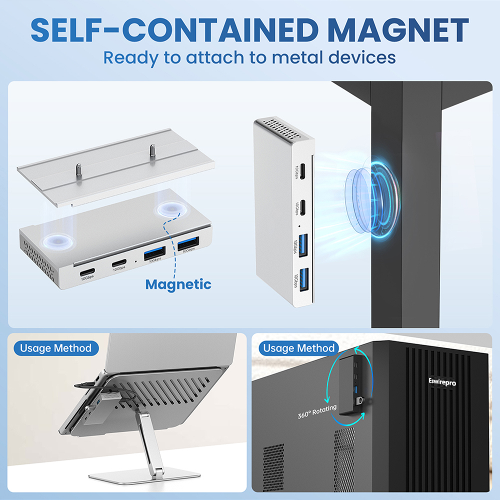 10Gbps USB3.2 Gen2 HUB Masaüst - Desk Setup Hub incelemesi ve fiyatı