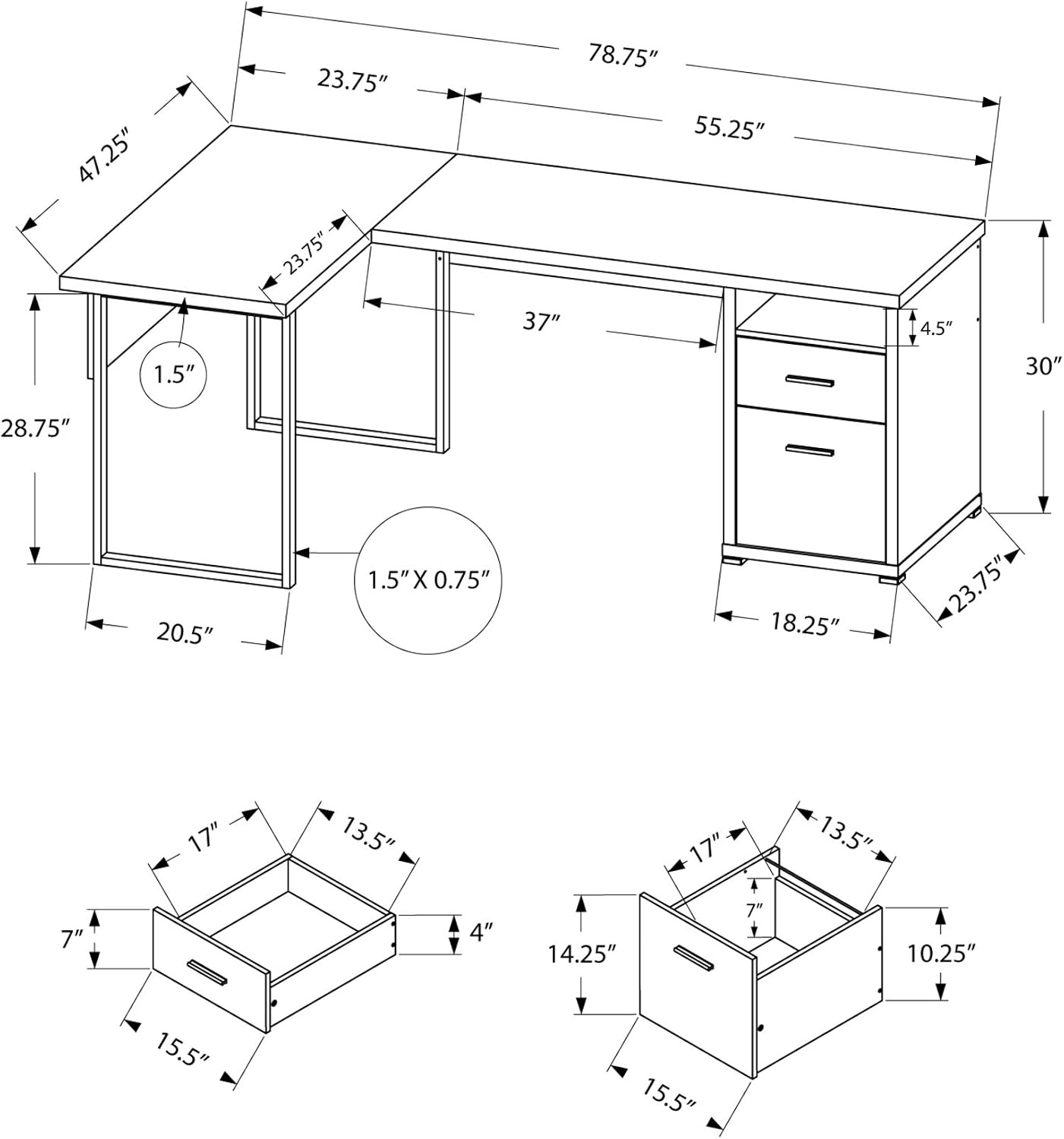 I 7257 Bilgisayar Masası, Ev O - Desk Setup Corner incelemesi ve fiyatı