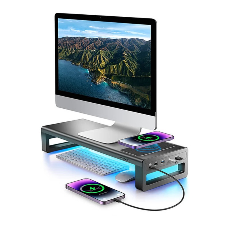 RGB Monitör Standı, Masaüstü B - Desk Setup Monitor And Laptop incelemesi ve fiyatı
