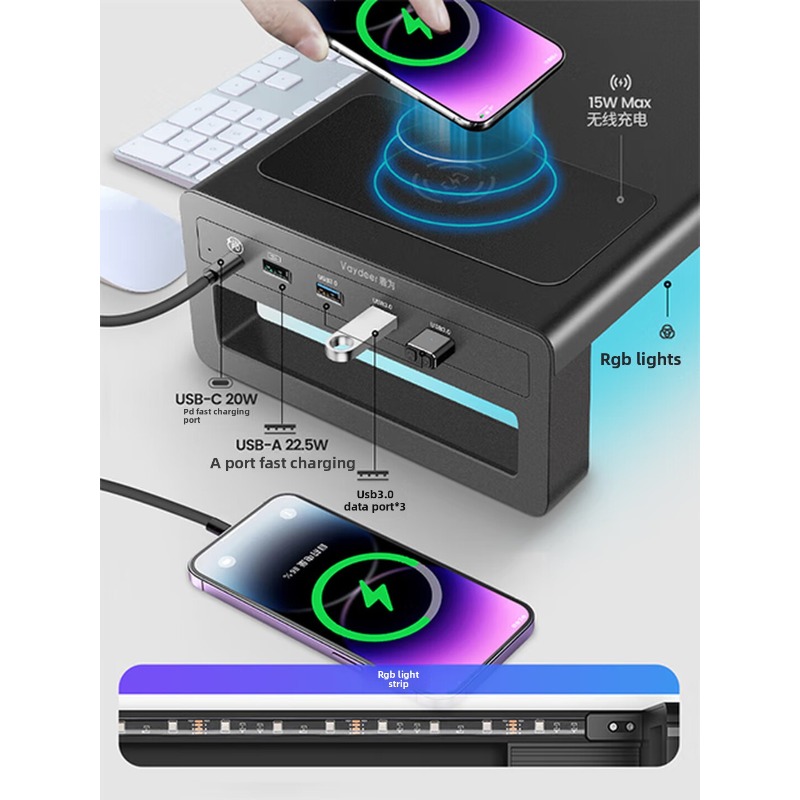 RGB Monitör Standı, Masaüstü B - Desk Setup Monitor And Laptop incelemesi ve fiyatı