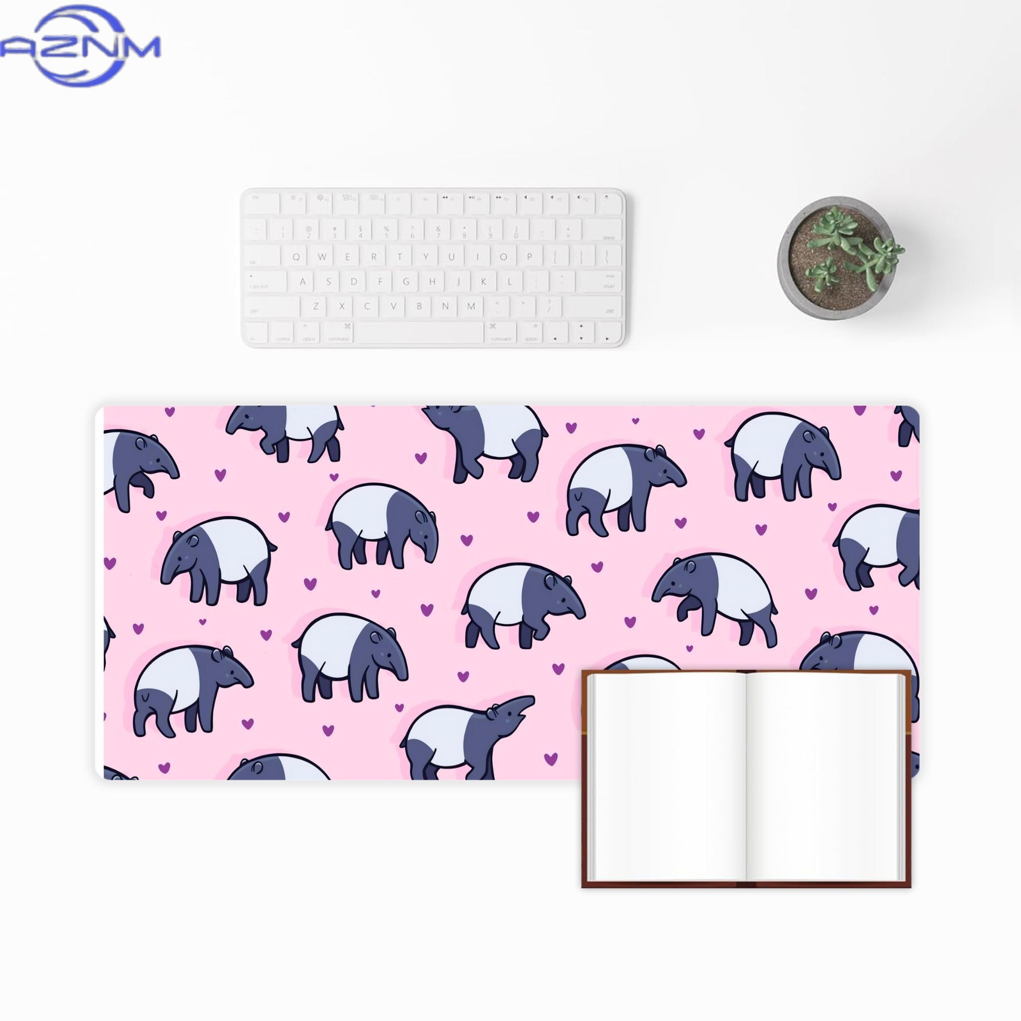 Tiny Tapirs Büyük Masa Örtüsü, - Desk Setup Streaming incelemesi ve fiyatı